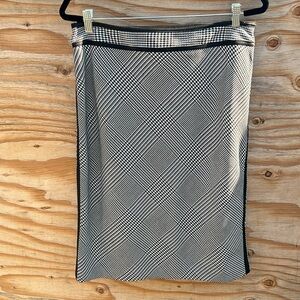 White House Black Market Pencil Plaid Skirt